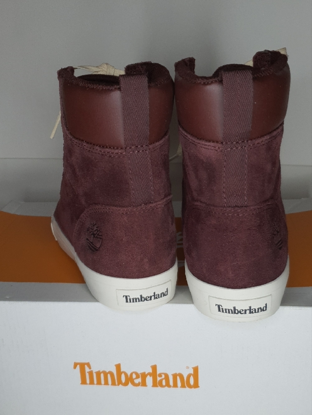 TIMBERLAND Skyla Bay Suede Boots Dark Burgundy NWT + FREE GIFT - Picture 4 of 7